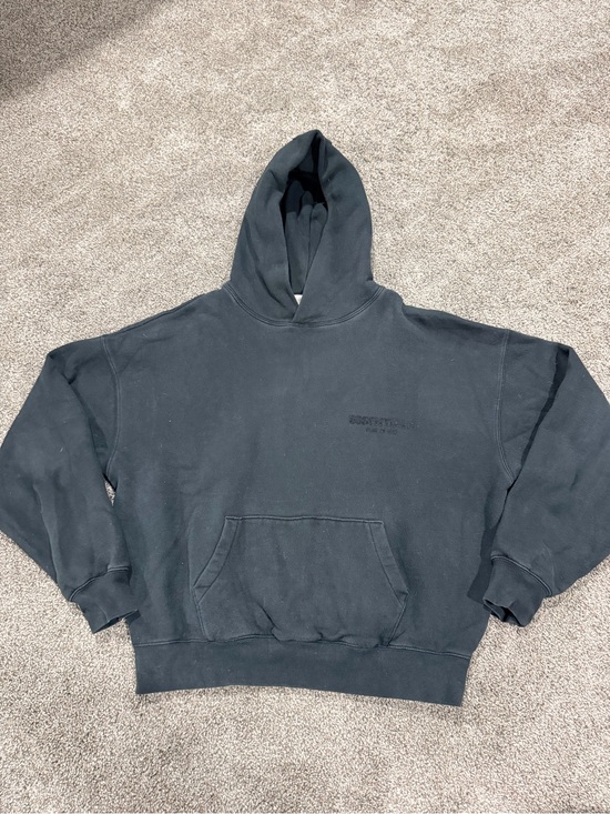 Essentials Other - Essentials Black Oversized Pullover Hoodie